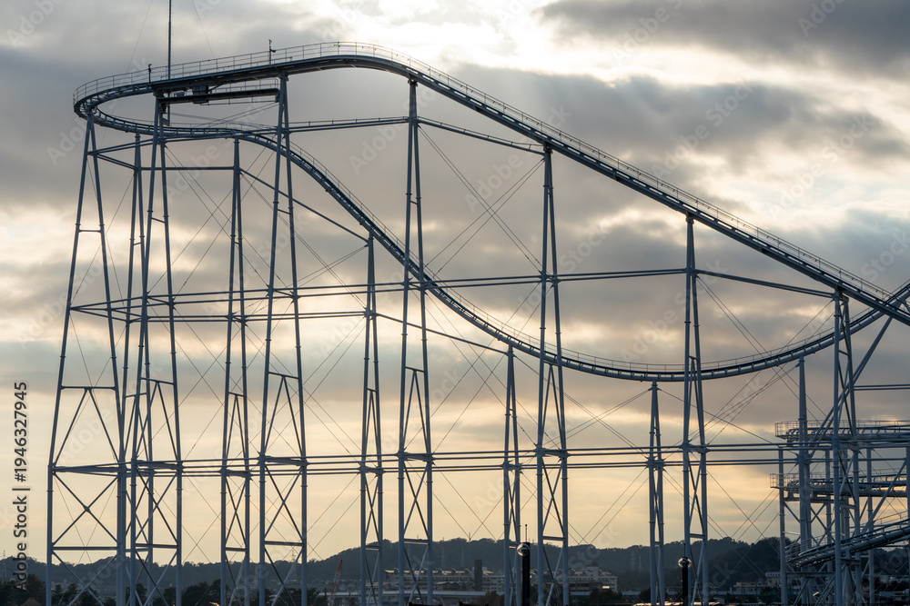 Fototapeta premium roller coaster