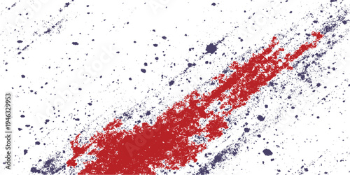 Colorful chalk pieces and powder flying, effect explode, isolated on white abstract splatter black, red, orange, purple, wheat, green color blood grunge texture 
 