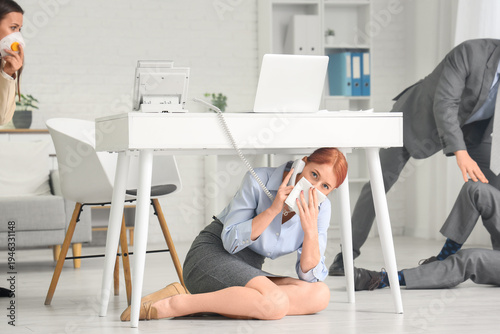 Businesswoman calling for h...