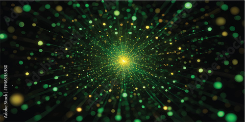 Shiny fiber optics background with glowing light spots and colorful fractal patterns creates a bright 3d energy design featuring blue and purple stars in a cosmic art wallpaper