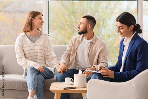 Female family mediator and ...