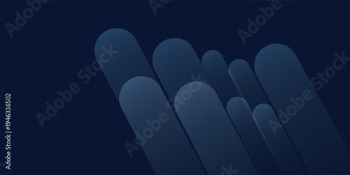 Stylish minimalist background showcasing sleek blue gradient shapes against a dark backdrop. Perfect for modern designs or technology-themed projects eps10