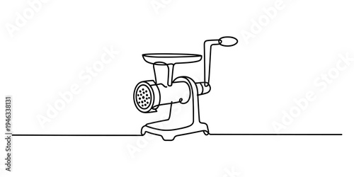 meat grinder, kitchen appliance, food preparation, cooking tool