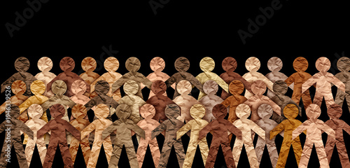 Global Diverse People and Diversity in society or international diverse workplace and tolerance celebration of multicultural culture inclusion and integration and pride as a multi cultural group from 