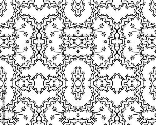 Abstract ethnic geometric pattern design for background or Wallpaper.