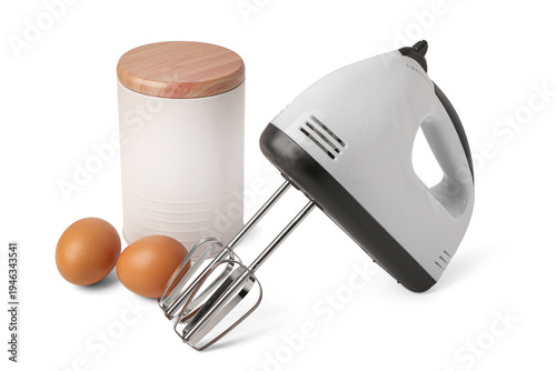 Electric mixer with jar of ...