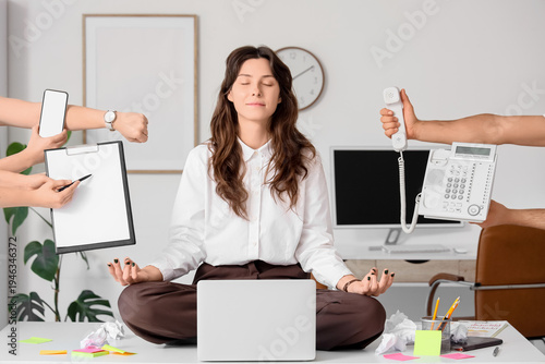 Young businesswoman with a ...