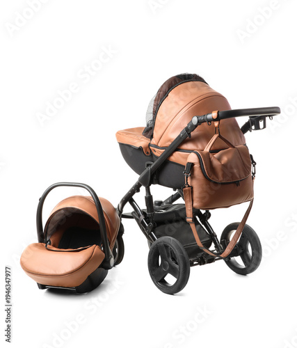 Modern baby stroller and in...