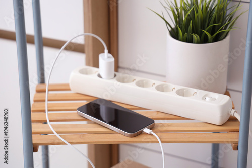 Extension cord with chargin...