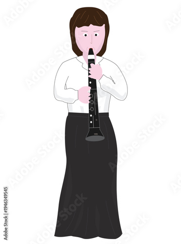 楽器を演奏しているミュージシャン。