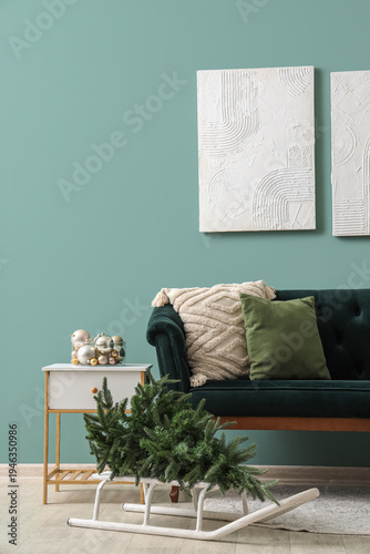 Interior of living room wit...