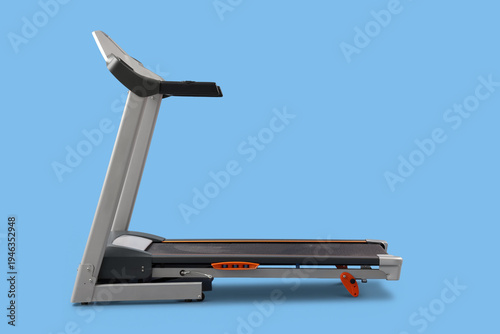 Modern exercise treadmill o...