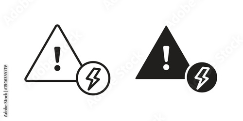 Electric Problem icon. modern vector symbols set