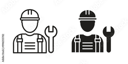 Engineer icon. modern vector symbols set