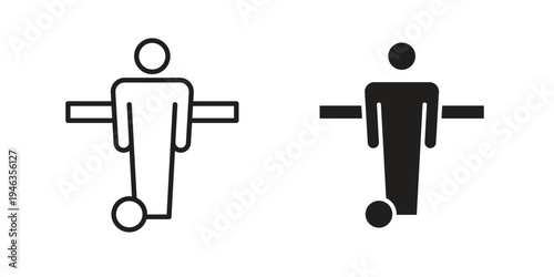 Foosball icon. modern vector symbols set