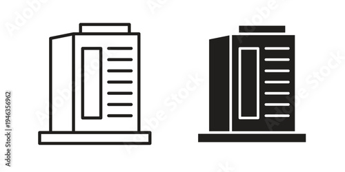 Infrared heat cabin icon. modern vector symbols set