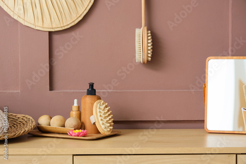 Bottles of cosmetic product...