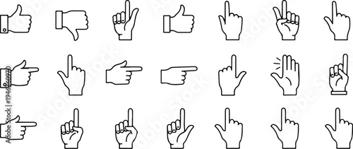 Hand drawn kitchen utensils icon set vector illustration collection silhouette design