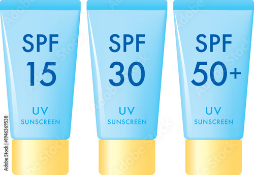 日焼け止め（SPF15・30・50）セット