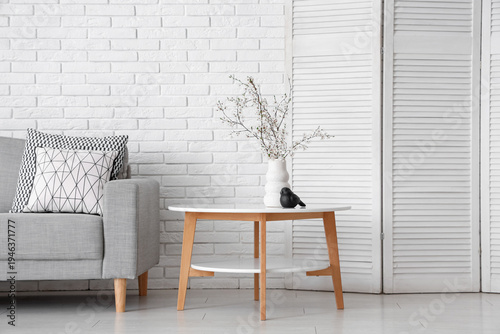 Interior of stylish living ...