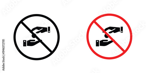 No money signs in line art style on white background for graphic and web design.