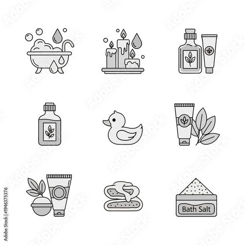 Bath and body care products.