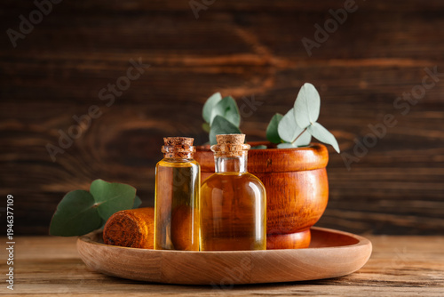 Mortar and pestle with euca...