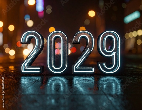 Neon lights guide the path toward 2029. Precision in planning ensures a resilient future. Adapt your strategy to master the evolving digital landscape