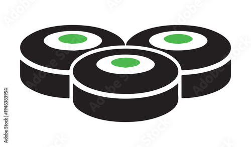 Land mines icon Vector illustration of landmines symbol Art