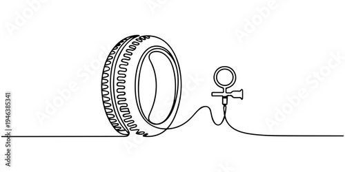 Electric plug and iron with magnifying glass isolated on white background