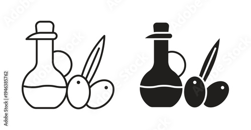 Olive oil icon. web vector design