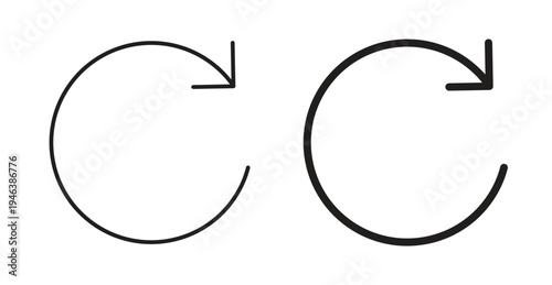 Reload button icon. web vector design