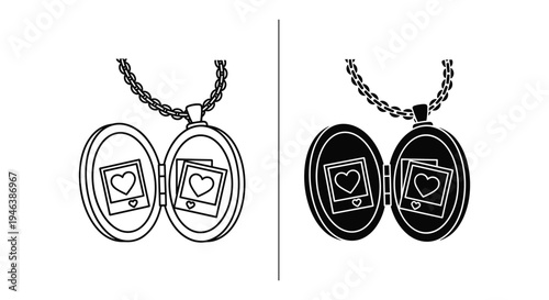 Dog Tag Necklace Illustration