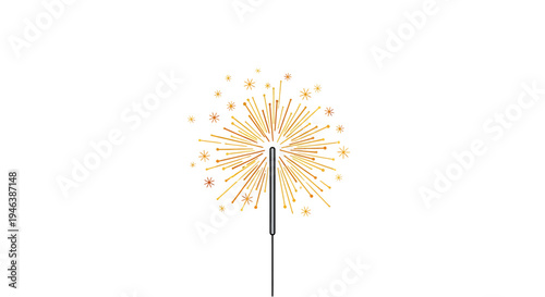 Vibrant Stylized Dandelion Illustration with Indian Festival Flair, Radiating Joy and Movement