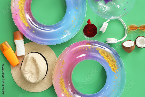 Beach accessories with infl...