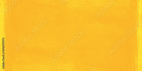Grungy yellow ochre background with distressed borders and canvas paper texture