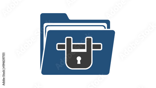 Secure Folder with Lock Icon.