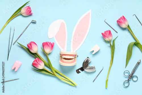 Composition with dentist's ...