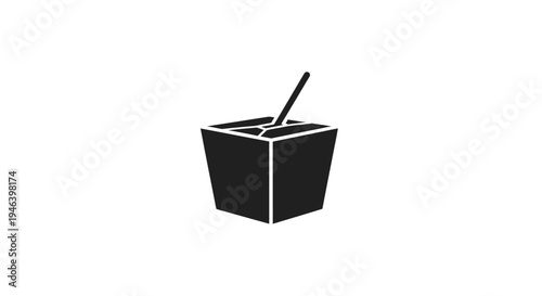 Black bucket with a handle.