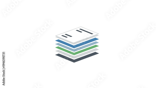 Stack of Notepads with Colorful Covers.