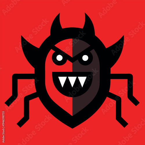 Malware icon. 