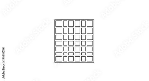 Simple grid pattern design element.