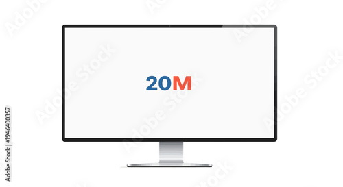 Computer monitor with colorful text.