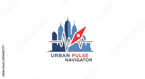 Urban Pulse Navigator Logo Design.