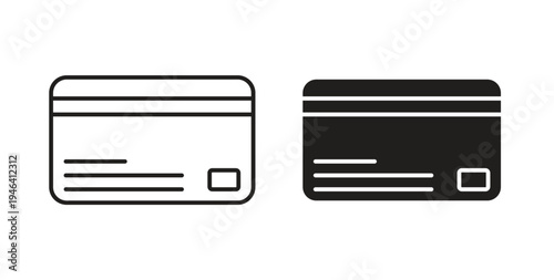 Credit card icon symbol vector illustration. vector flat clipart object eps10