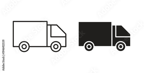 Delivery icon symbol vector illustration. vector flat clipart object eps10