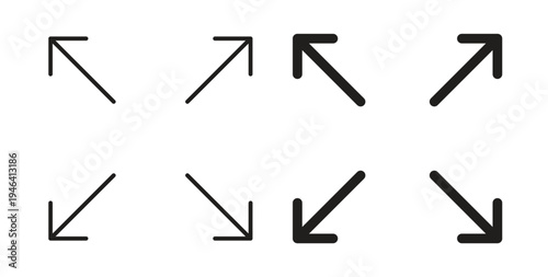 Expand icon symbol vector illustration. vector flat clipart object eps10