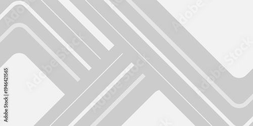 Abstract light gray diamond frame with layered stripe elements for modern template background.