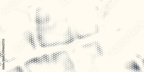 Triangle Shapes Vector Abstract Geometric Technology Background. Radial Composition Halftone Frame Triangular Retro Simple Pattern. Minimal Style Dynamic Tech Wallpaper