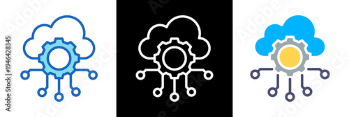 Cloud Services triplestyle icon